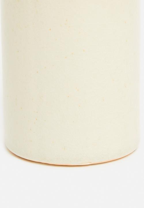 H&S - Chimney ceramic vase - matte sandy