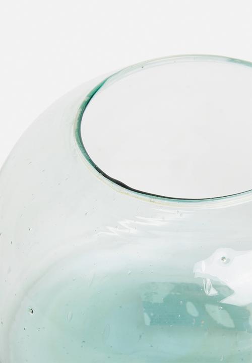 H&S - Mia Recycled glass vase - clear