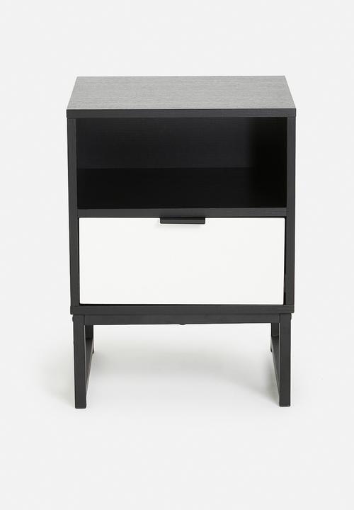 Sixth Floor - Arlo bedside table - black