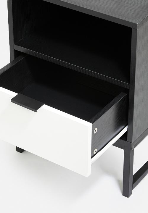 Sixth Floor - Arlo bedside table - black