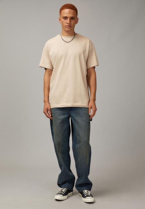 Factorie - Relaxed fit basic T-shirt - beige
