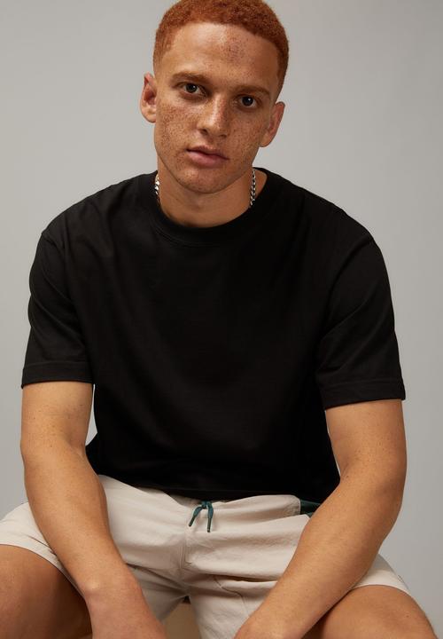 Factorie - Relaxed fit basic T-shirt - black