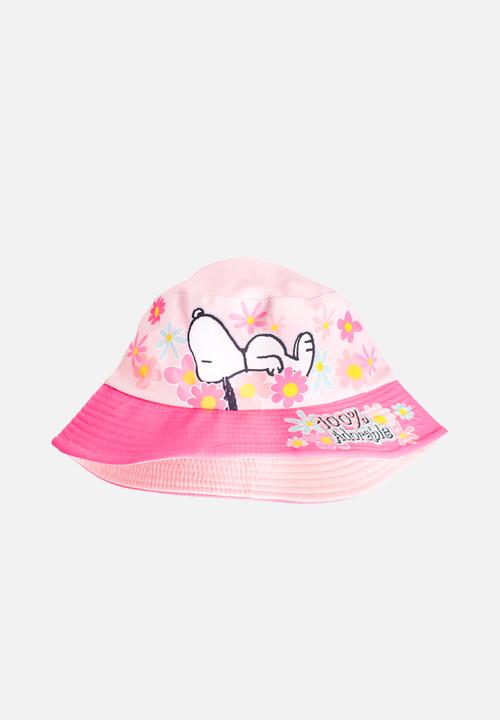 Character Group - Snoopy bucket hat - pink