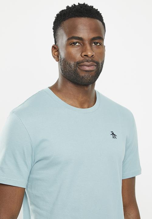 Original Penguin - Flat embroidery tee - light blue