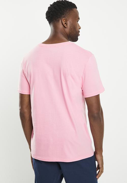 Original Penguin - Flat embroidery tee - pink