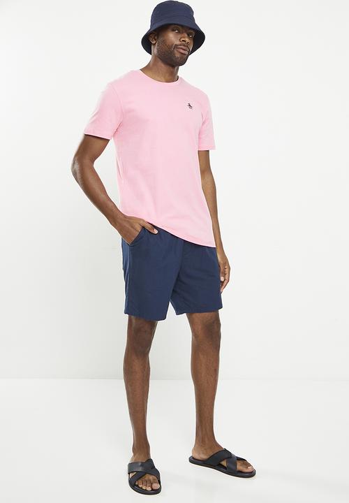 Original Penguin - Flat embroidery tee - pink