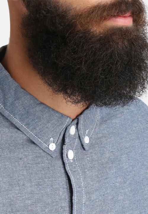 Another Influence - Denim Shirt with Aztec Pocket