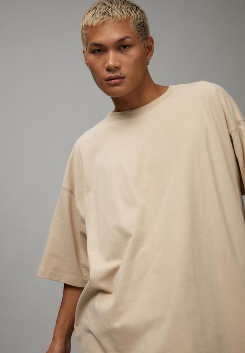 Factorie - The box fit T-shirt - beige