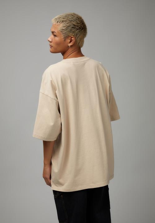 Factorie - The box fit T-shirt - beige