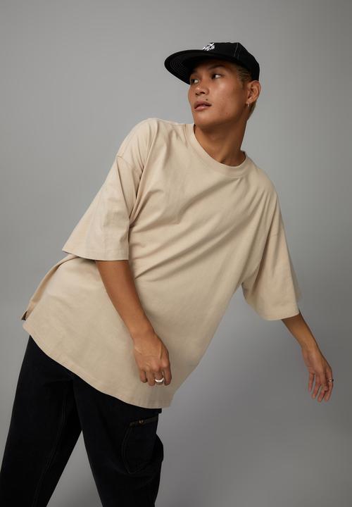 Factorie - The box fit T-shirt - beige