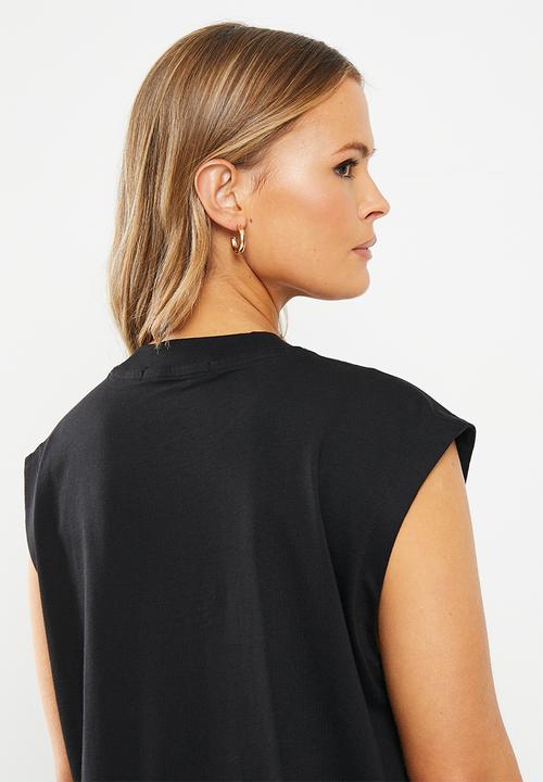 Calvin Klein - Sprayed monogram tank dress - ck black