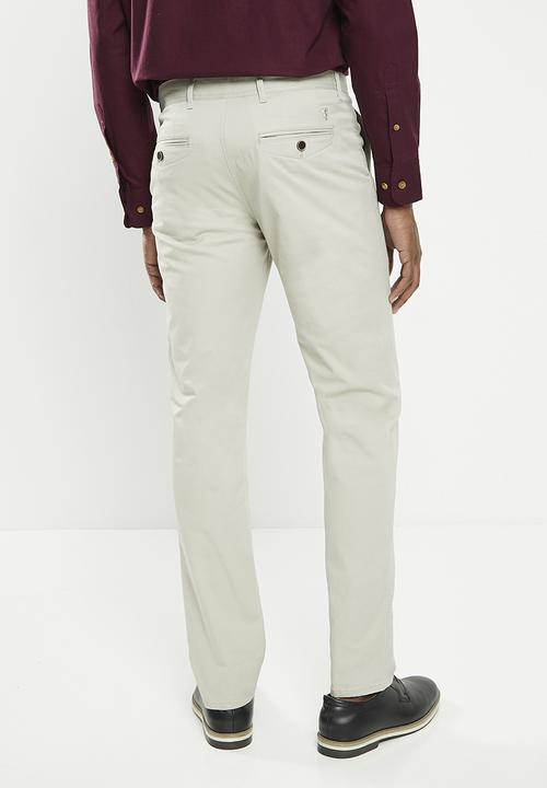 Pringle of Scotland - Pringle jorge tailored fit chinos - stone