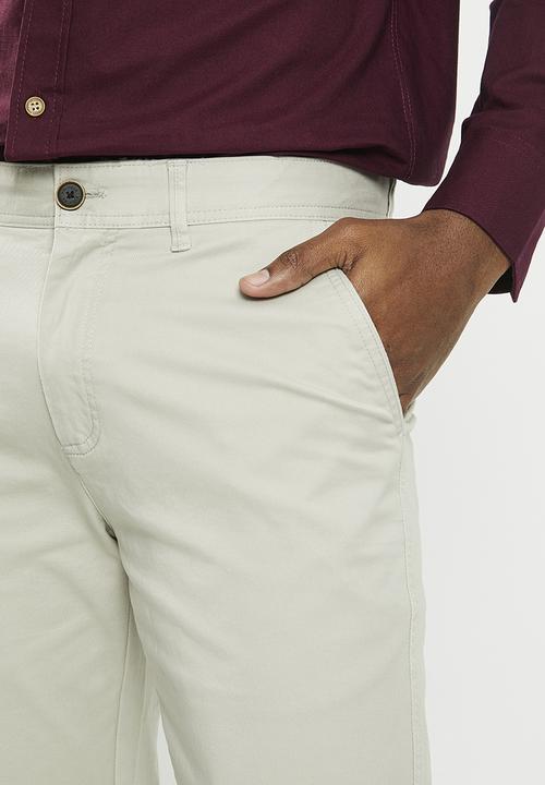 Pringle of Scotland - Pringle jorge tailored fit chinos - stone