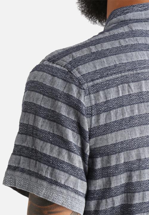 Another Influence - Stripped Short Sleeve Shirt