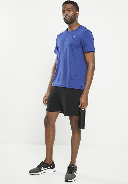 Nike - Miler Dri-FIT UV short-sleeve running top -  midnight navy/game royal