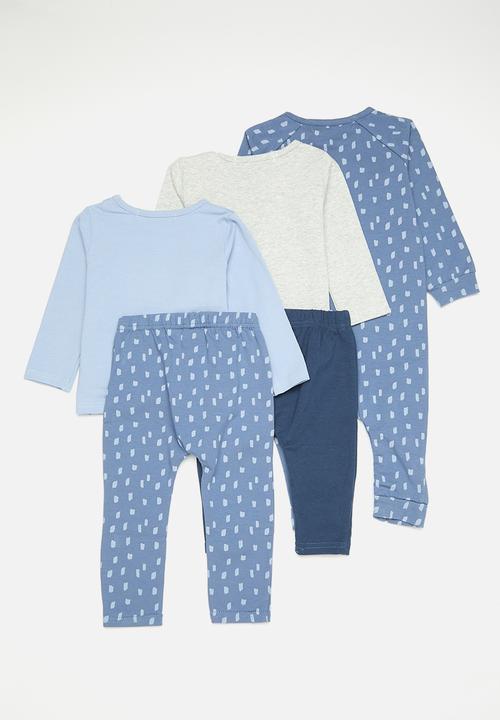 MINOTI - Boys be brave 5 Pack set - blue