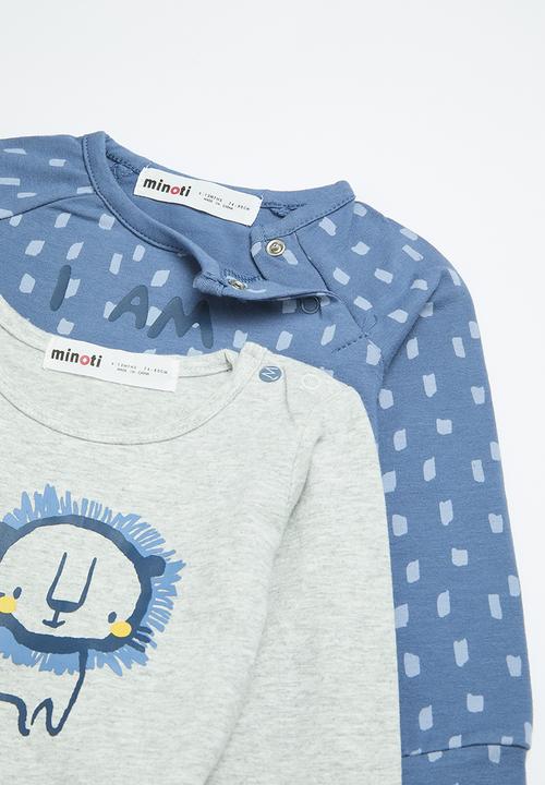 MINOTI - Boys be brave 5 Pack set - blue