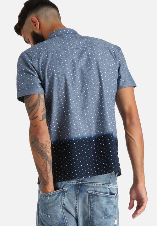 Another Influence - Dip Dye Polka Dot Shirt