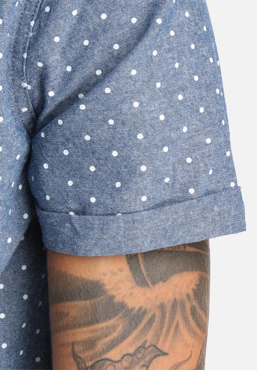 Another Influence - Dip Dye Polka Dot Shirt
