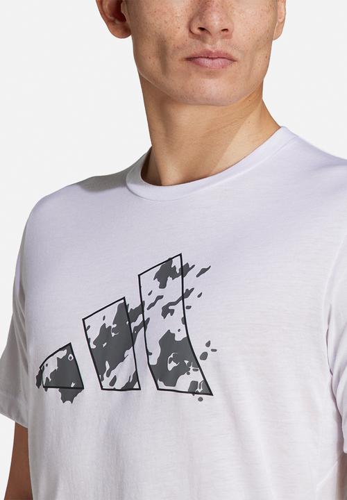 adidas Performance - Train essentials seasonal training graphic tee - white
