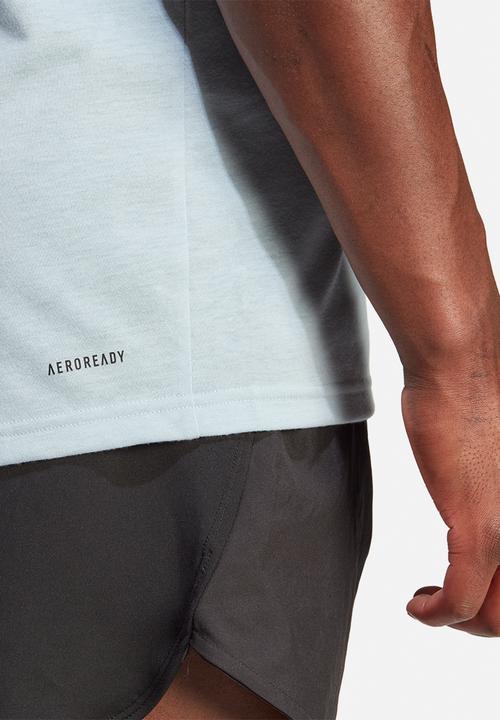 adidas Performance - Train essentials feelready training tee - light blue
