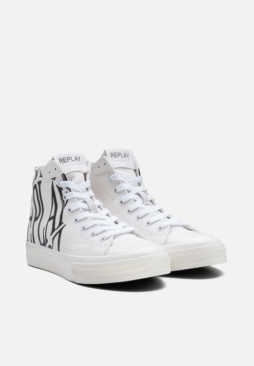 Replay - Snap denim print 