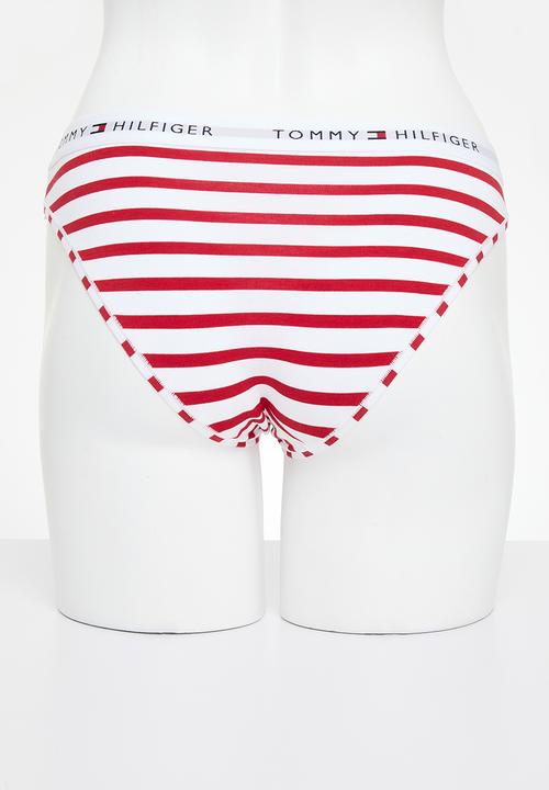 Tommy Hilfiger - Bikini print - breton stripe & red