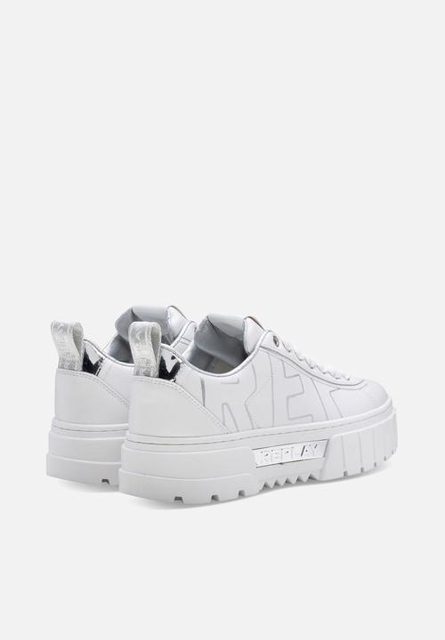 Replay - Disco print - 081 - white & silver 