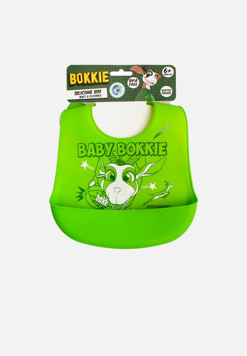 Character Group - Bokkie silicone bibs - green