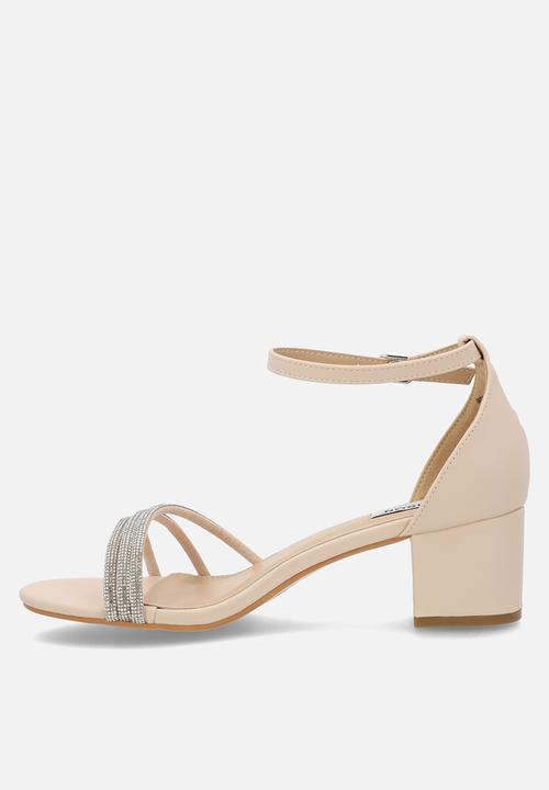 Madison® - Alice ankle tie blockheel - beige 