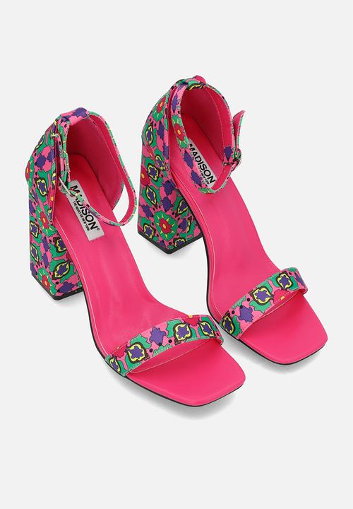 Madison® - Adeline chunky block heel sandal - pink