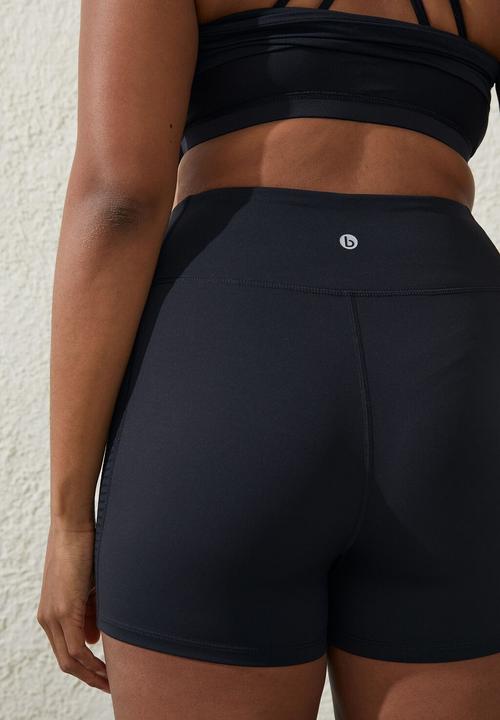 Cotton On - Ultra luxe pocket shortie short - black