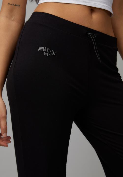 Factorie - Relaxed trackpant - black/roma italia