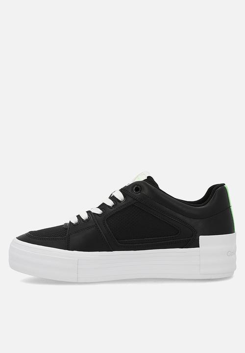 Calvin Klein - Vulc flatform bold fluo contr - black