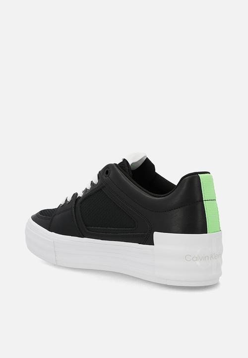 Calvin Klein - Vulc flatform bold fluo contr - black
