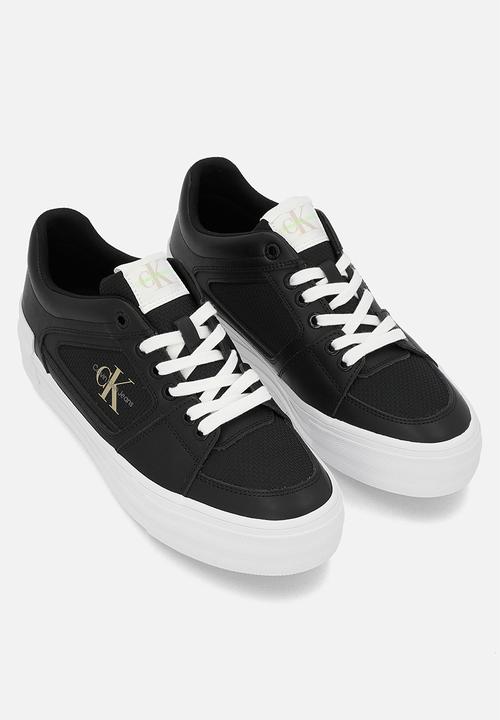 Calvin Klein - Vulc flatform bold fluo contr - black