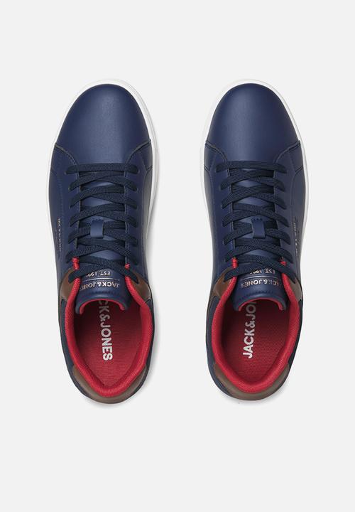 Jack & Jones - Jfw jordan sneaker - navy blazer/brown 