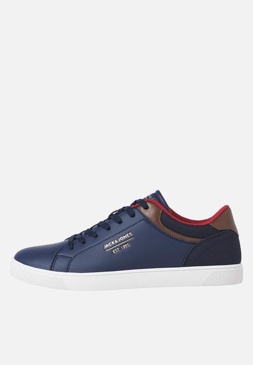 Jack & Jones - Jfw jordan sneaker - navy blazer/brown 