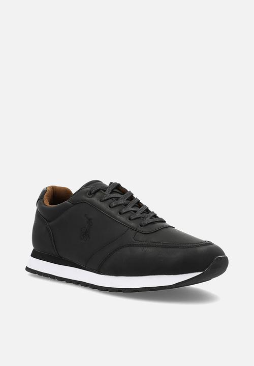POLO - Side flash tonal runner - black 