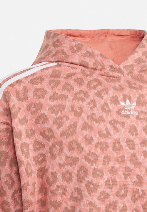 adidas Originals - Crop hoodie - wonder mauve