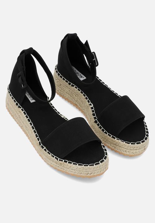 Madison® - Carina flatform espadrille - black