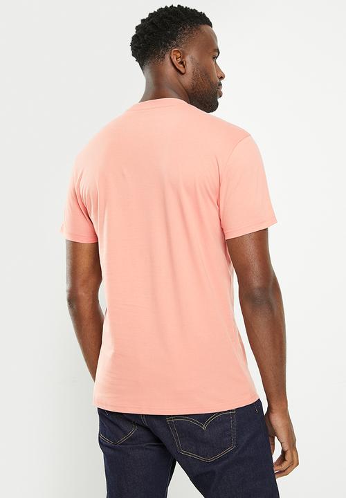 POLO - Mens pjc short sleeve logo tee - pink
