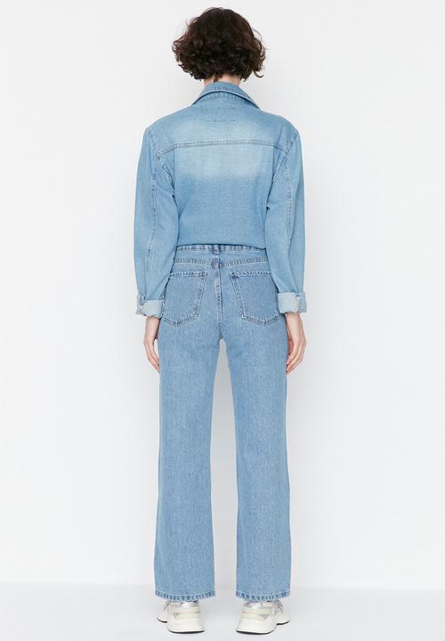 Trendyol - Carpenter jeans - light blue