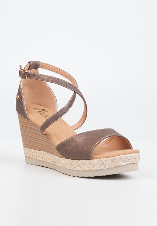 Butterfly Feet - Avery 4 wedge heel - bronze