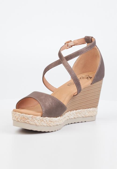 Butterfly Feet - Avery 4 wedge heel - bronze