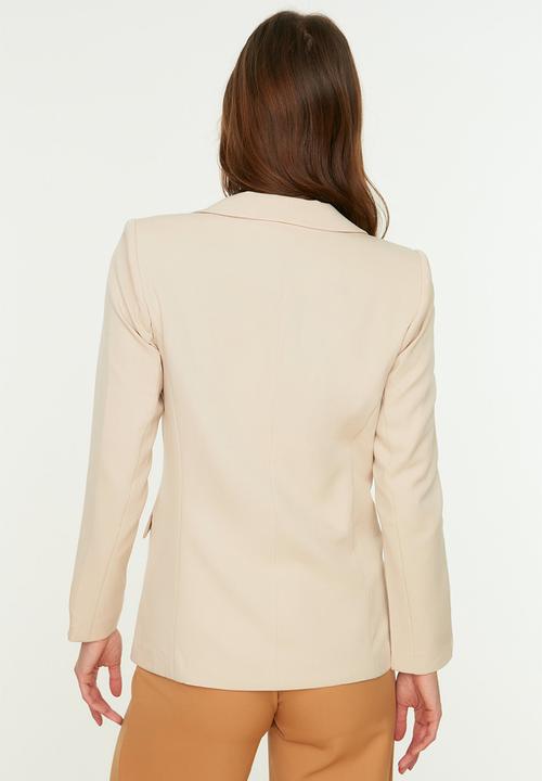 Trendyol - Regular blazer - beige