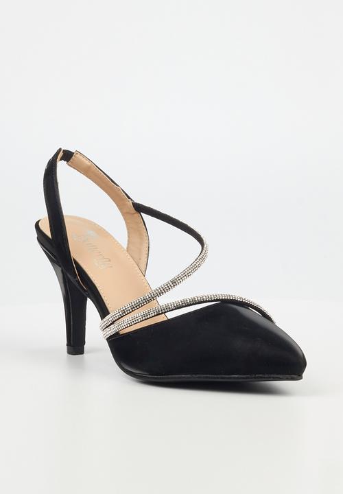 Butterfly Feet - Ciena 1 court heel - black
