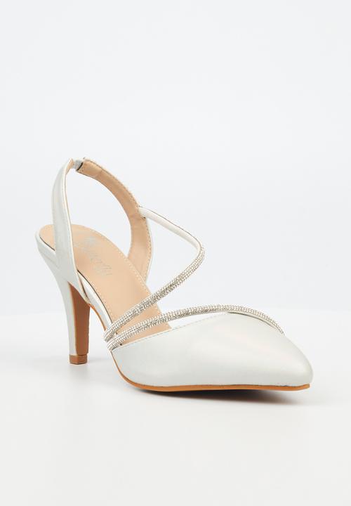 Butterfly Feet - Ciena 1 court heel - white