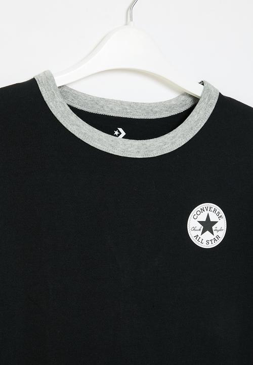 Converse - Teen core ringer tee - black