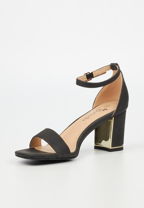 Butterfly Feet - Shana 1 block heel - black